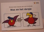 Stickervellen voor knieboek Max en het dorpje