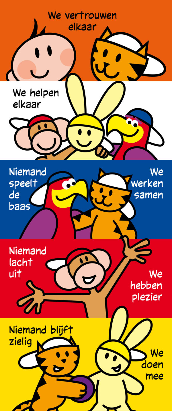 Banner D onderbouw - Blauw